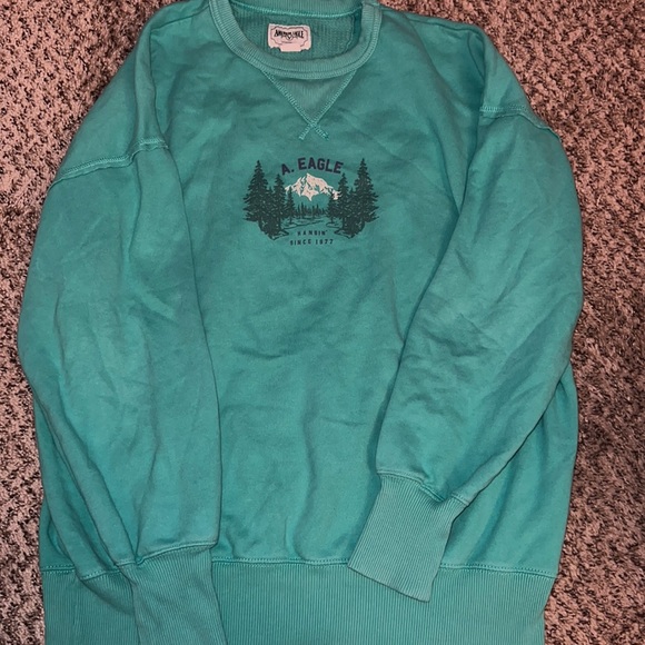 American Eagle Outfitters Oversized Crewneck Swearshirt Women’s XS - Picture 1 of 4